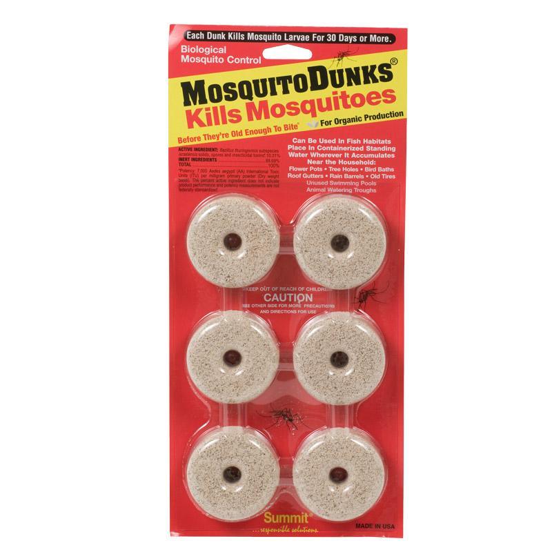 Mosquito Bt Floating Donuts/Dunks (Pack of 6) Grow Organic