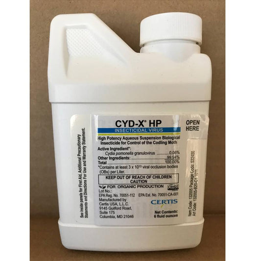 CYD-X HP Codling Moth Virus (6 Oz ) - Grow Organic CYD-X HP Codling Moth Virus (6 Ounce) (OID COMM) Weed and Pest