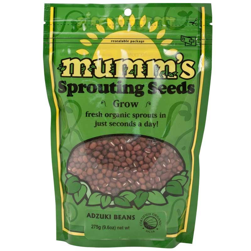 Organic Adzuki Bean Sprouting Seeds Mumm's