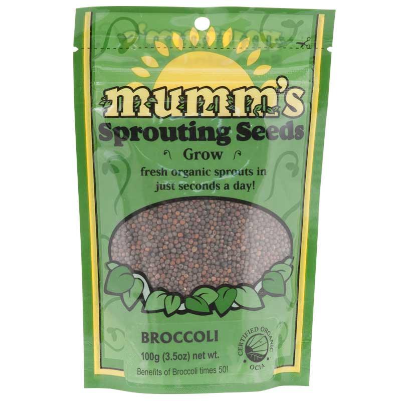 Organic Broccoli Sprouting Seeds Mumm's