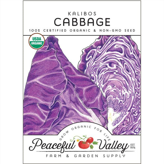 Organic Kalibos Cabbage from $3.99 - Grow Organic Kalibos Cabbage Seeds (Organic) Vegetable Seeds