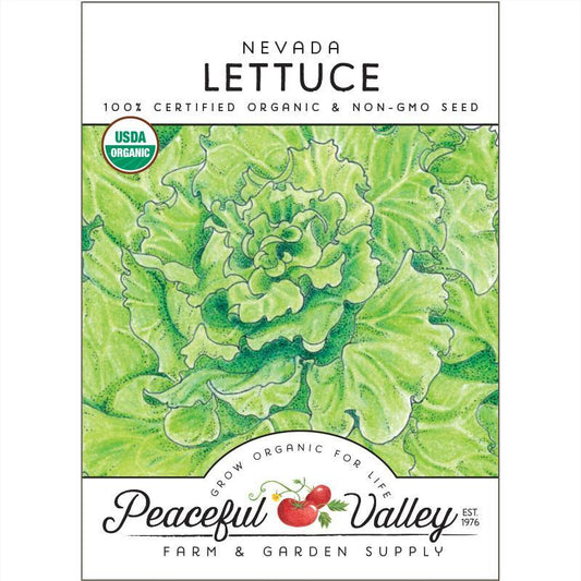 Nevada Lettuce Seeds (Organic) Peaceful Valley