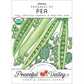 Progress #9 Pea Seeds (Organic) - Grow Organic Progress #9 Pea Seeds (Organic) Vegetable Seeds
