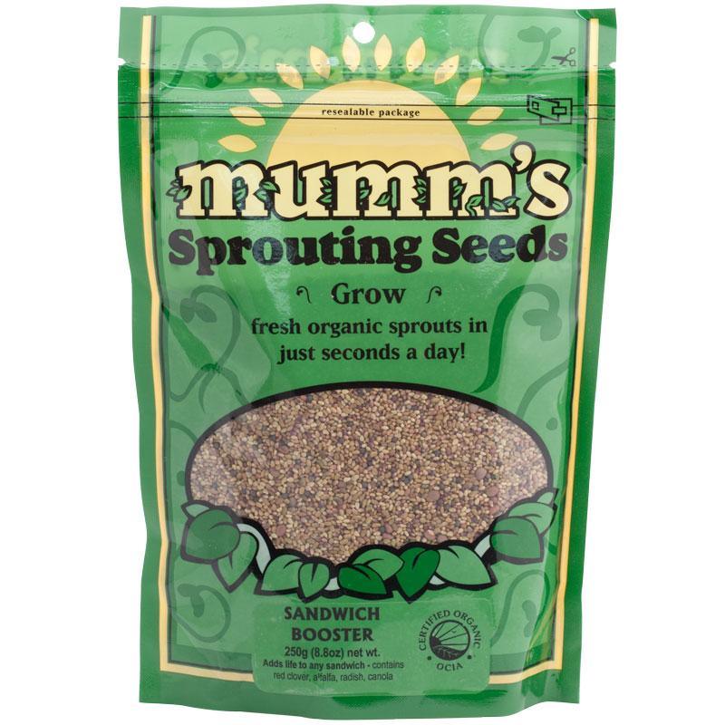 fast sprouting flower seeds Organic Sandwich Sprouting Seed Mix (8.8 oz)
