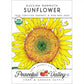 Organic Sunflower, Russian Mammoth (pack) - Grow Organic Organic Sunflower, Russian Mammoth (pack) Flower Seed & Bulbs
