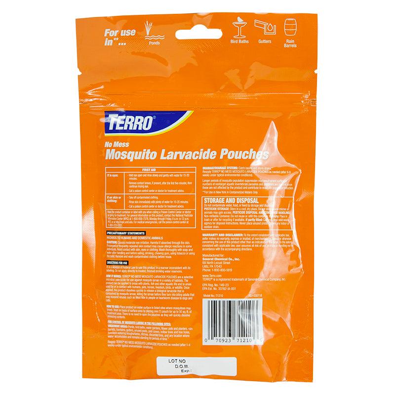 Terro Mosquito Larvacide Pouch (10/pk) - Grow Organic Terro Mosquito Larvacide Pouch (10/pk) Weed and Pest