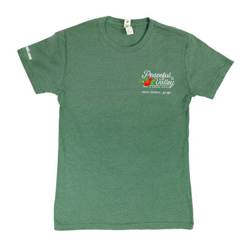 Peaceful Valley's Women's T-Shirt Asparagus (Medium) Peaceful Valley