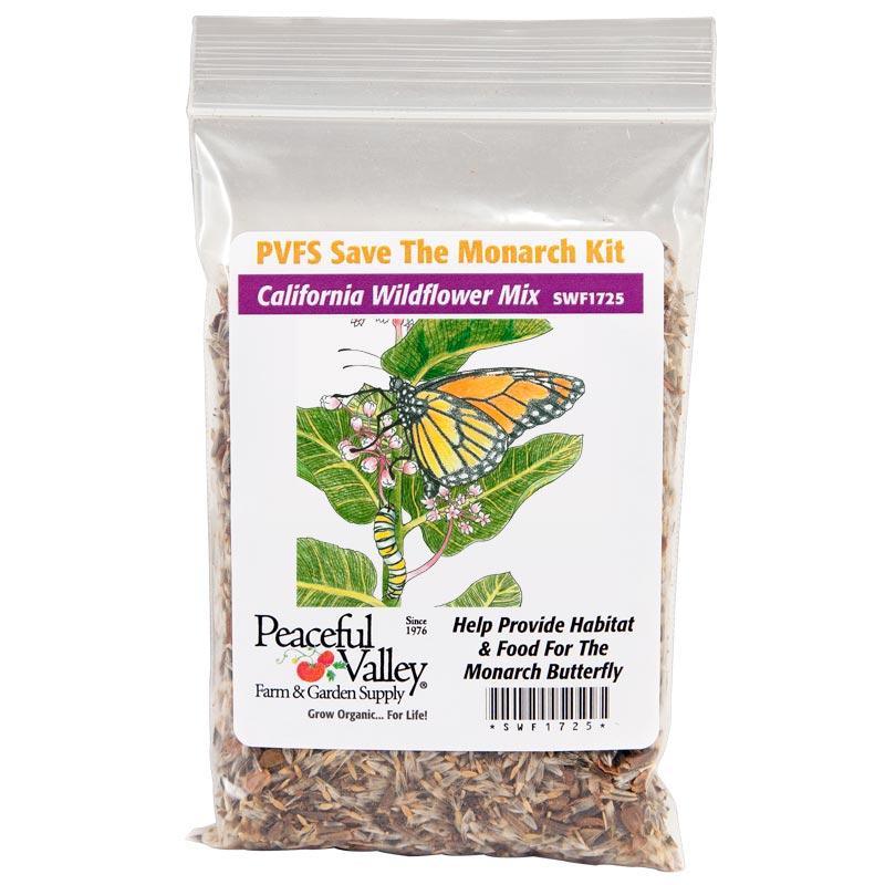 Peaceful Valley Save the Monarch Kit - California (1/8 lb) Peaceful Valley
