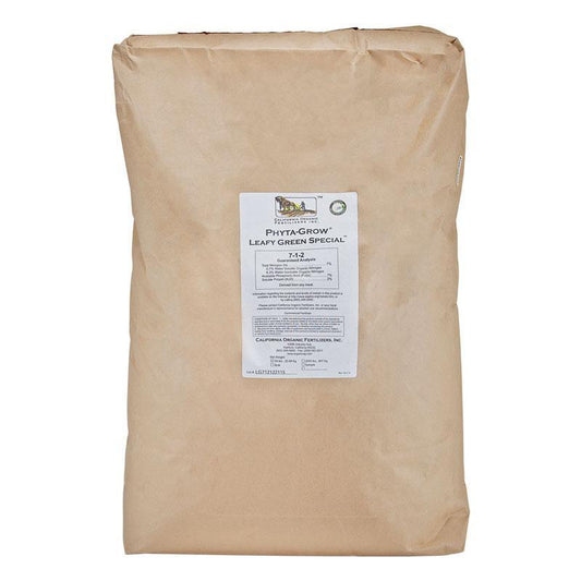 Phyta-Grow Leafy Green Special Fertilizer 7-1-2 (50 lb) California Organic Fertilizer