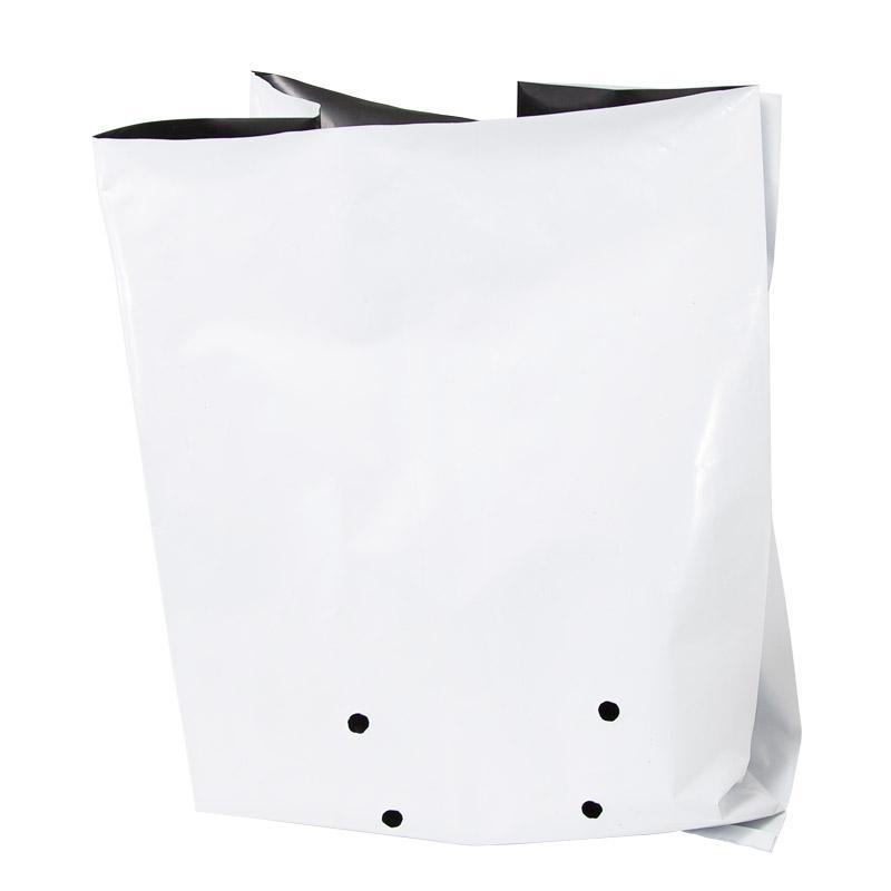 Plastic Nursery Grow Bags White (10 Gal) Grow Organic