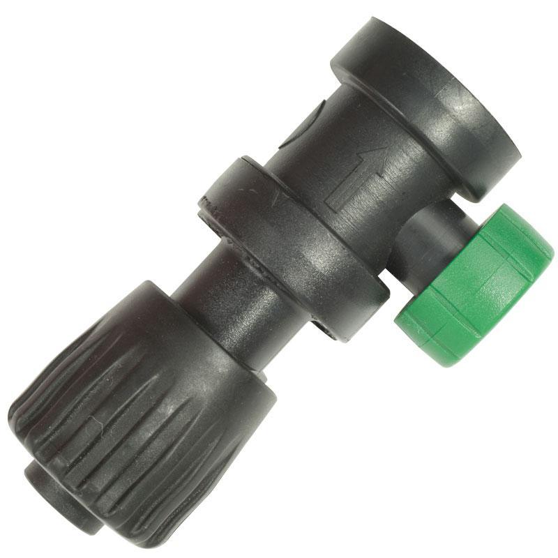 Power-Loc - 1/2" End with Flush Valve - Grow Organic Power-Loc - 1/2" End with Flush Valve Watering