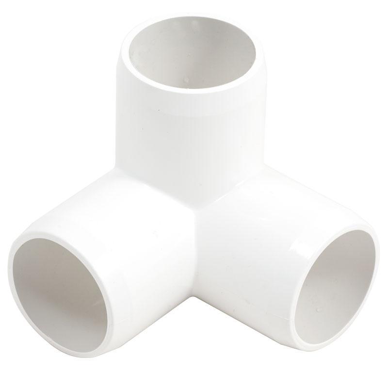 PVC Snap Fitting - 3 Way (1") Grow Organic