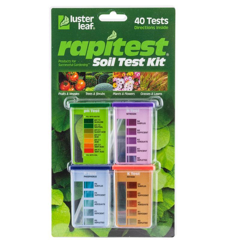 RapiTest Soil Test Kit pH/N-P-K - Grow Organic RapiTest Soil Test Kit pH/N-P-K Growing