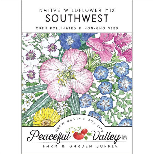 Regional Southwest Native Wildflower Mix (pack) Peaceful Valley