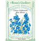 Renee's Garden Delphinium Chinese Blue Mirror - Grow Organic Renee's Garden Delphinium Chinese Blue Mirror Flower Seed & Bulbs