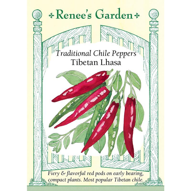 Lhasa Tibetan Chile Pepper Seeds Renee's Garden