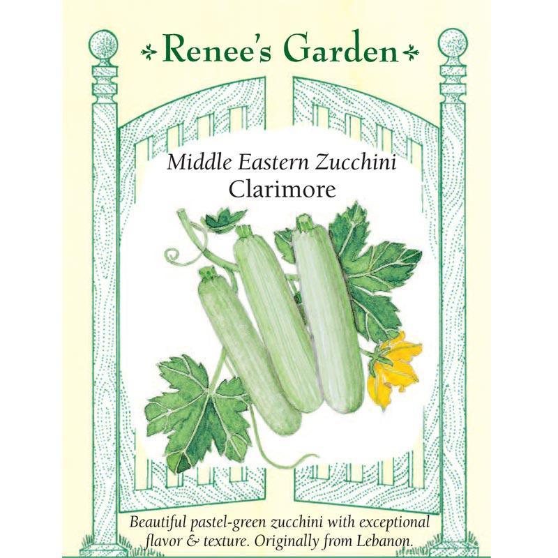 Mid-East Clarimore Zucchini Summer Squash Seeds Renee's Garden