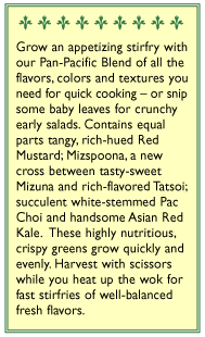 Renee's Stir-fry Pan Pacific Greens Seed Mix Renee's Garden