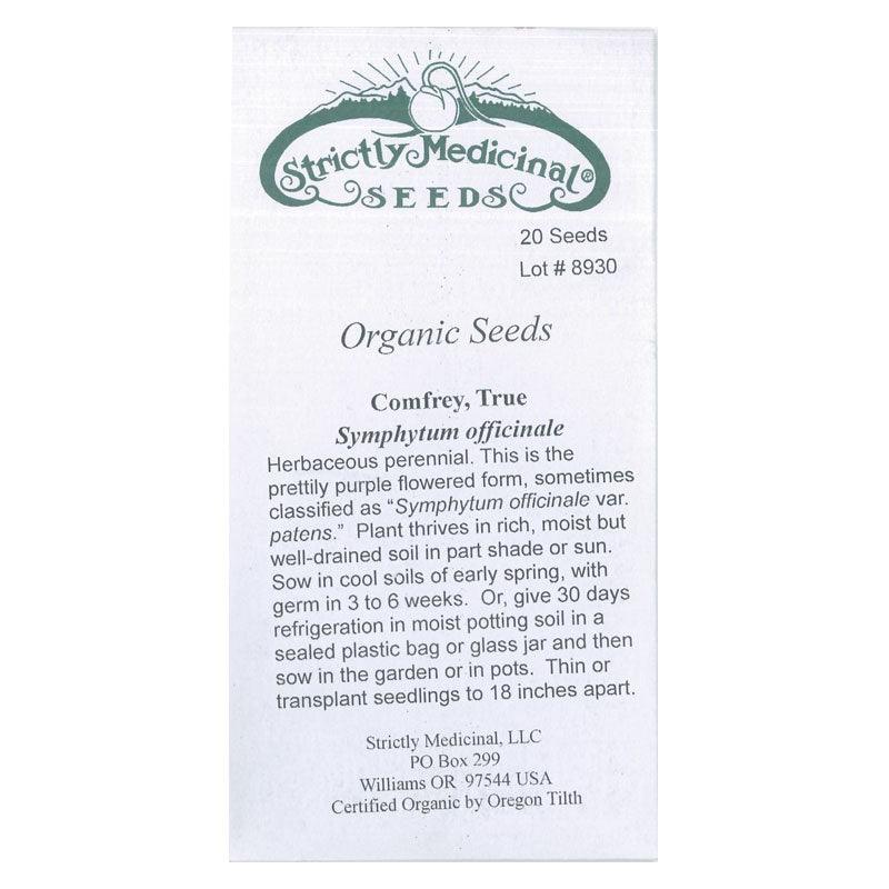 True Comfrey Seeds (Organic) Strictly Medicinal