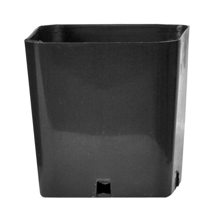Square Plastic Pots - Anderson 2" Black Grow Organic