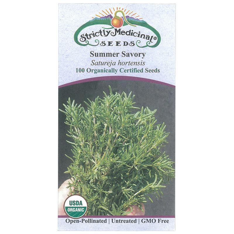 Strictly Medicinal Summer Savory Seeds (Organic) Strictly Medicinal