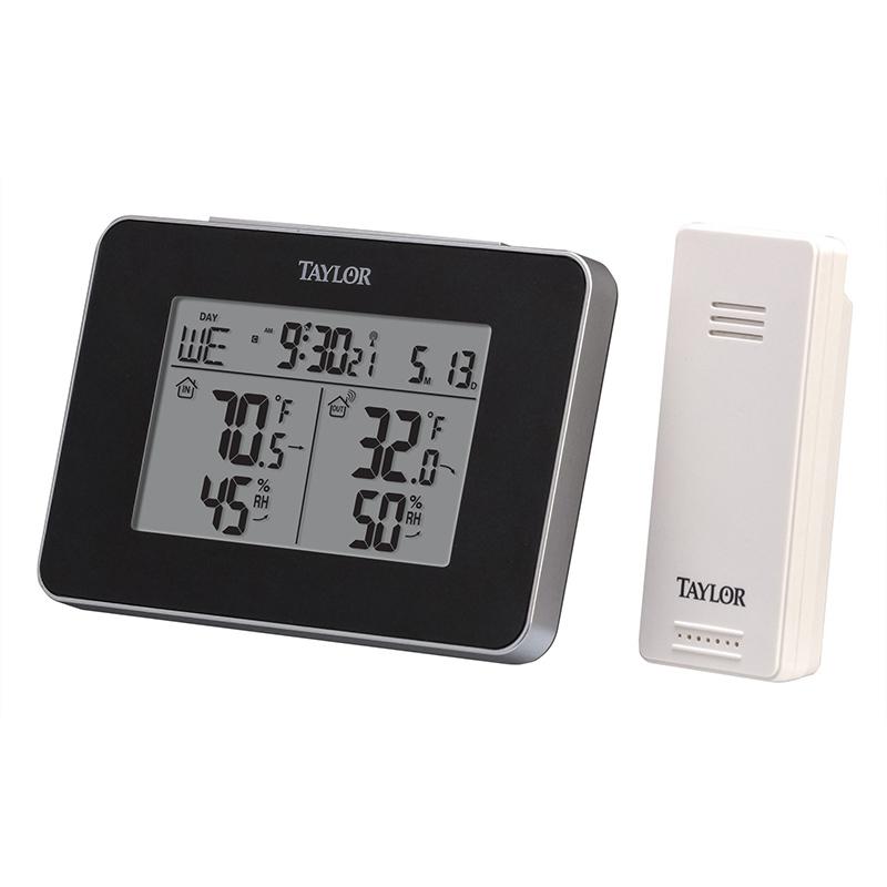 Taylor Wireless Digital Indoor/Outdoor Thermometer Hygrometer