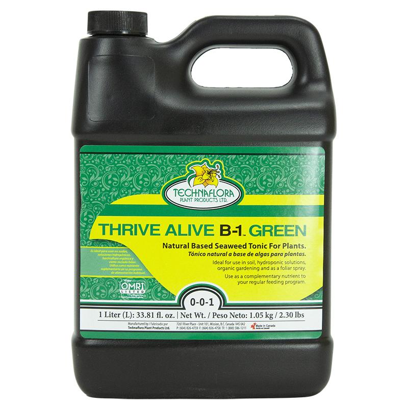 Thrive Alive B-1 Green (1 L) - Grow Organic Thrive Alive B-1 Green (1 L) Fertilizer