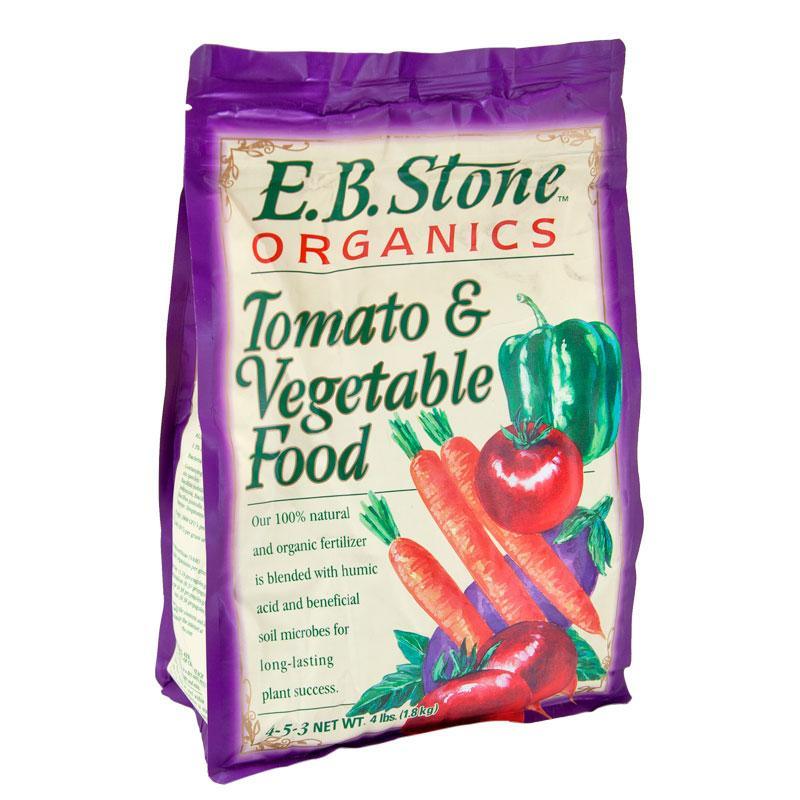 Tomato & Vegetable Food 4-5-3 (4 lb bag) EB Stone
