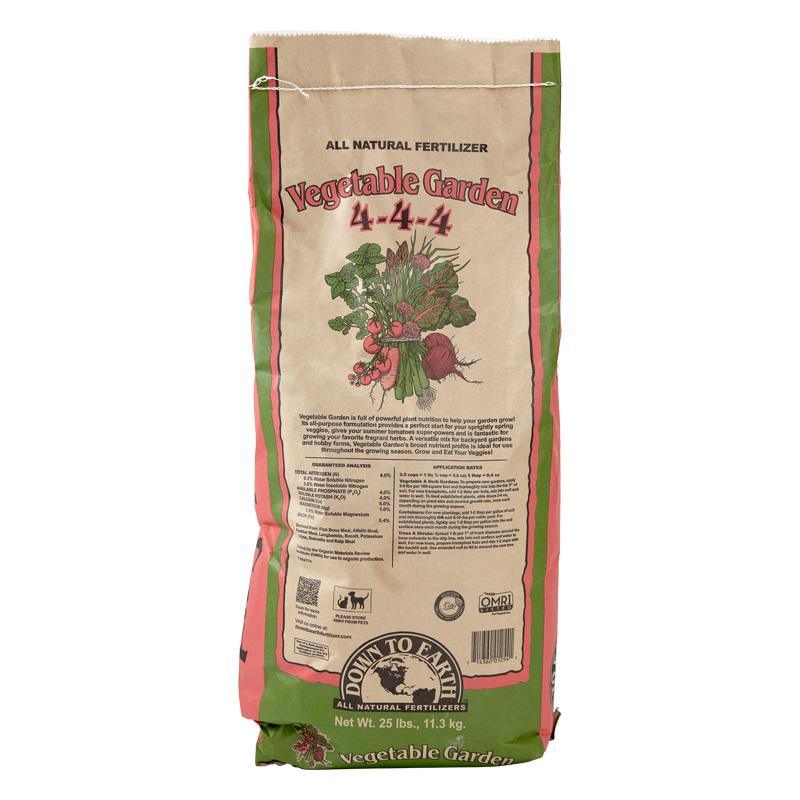 Vegetable Garden Fertilizer 4-4-4 (25 lb) Down to Earth