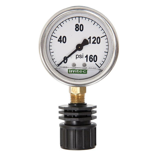 Water Pressure Gauge with Female Hose Thread, 0-160 psi Grow Organic