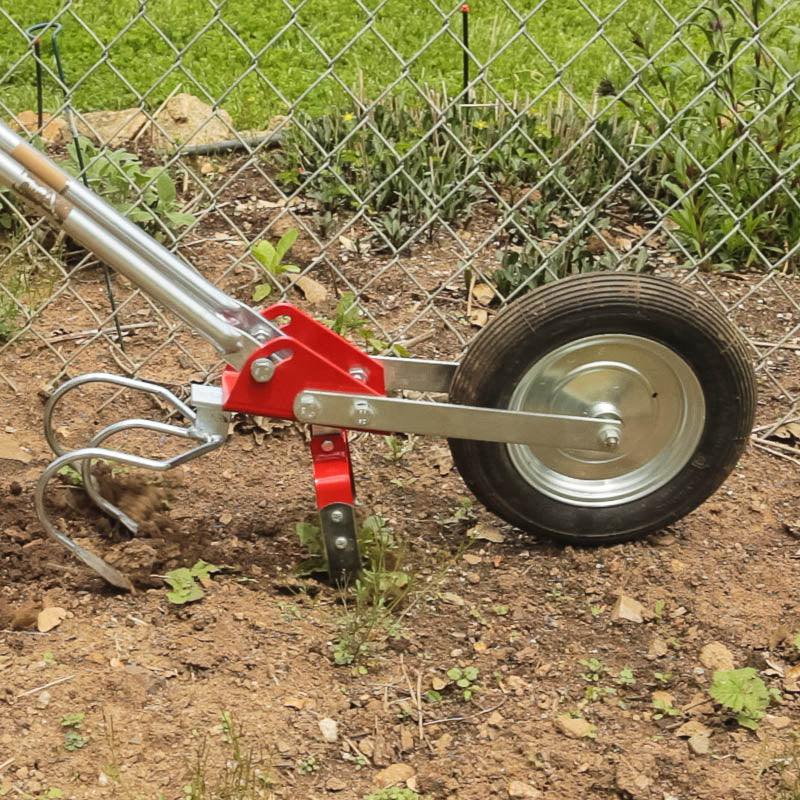 Glaser Wheel Hoes - Three Tine Cultivator Attachment Glaser