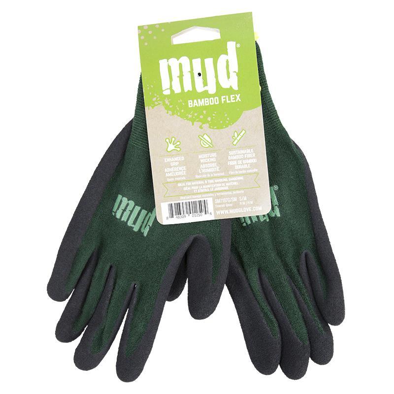 Women's Bamboo Nitrile Gloves Green (Small) Grow Organic