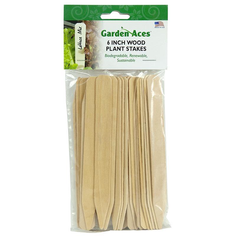 Wooden Plant Labels (Package of 24) Grow Organic