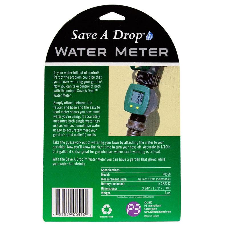 Save A Drop Water Meter Grow Organic