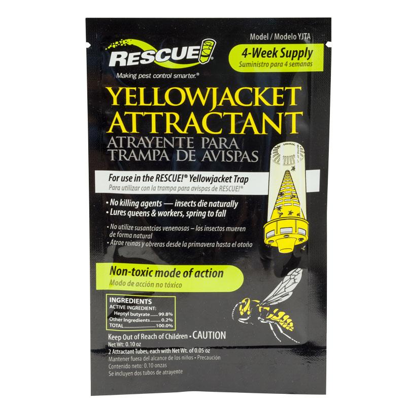 Rescue Yellow Jacket Trap Attractant, 4 Week Supply - 2 vials