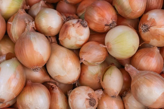 Close-up of a Pile of Onion