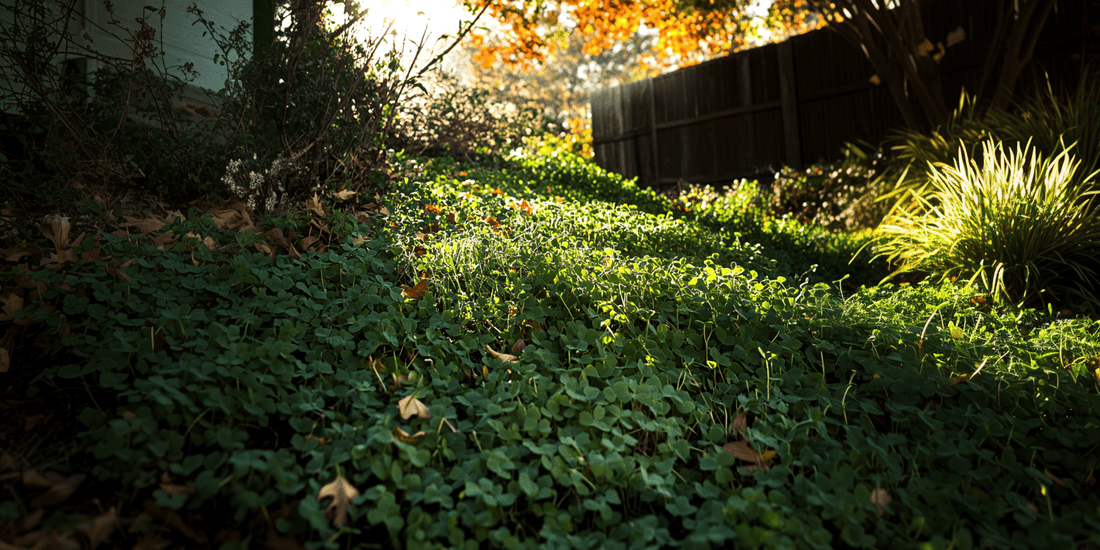 Jute netting and vegetation protecting a Sierra Foothill slope