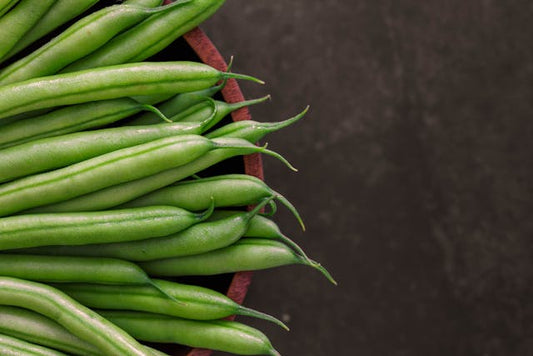 Fresh Green Beans in Close-Up Photography