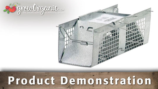 Metal Havahart live-animal cage trap