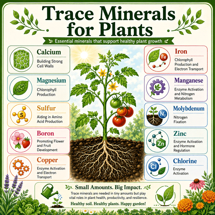 Fertilizers for Trace Minerals - Grow Organic