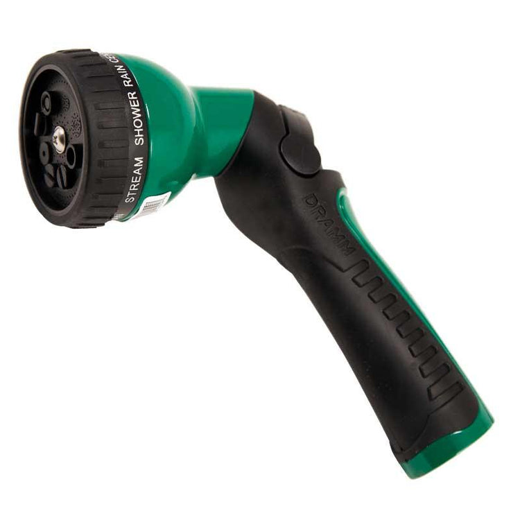Dramm nine-pattern green spray nozzle