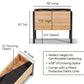 18″ x 36″ Deep Root Raised Garden Bed - 30″ TALL / Select Grade Cedar Planters