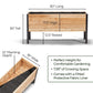 18″ x 60″ Deep Root Raised Garden Bed - 30″ TALL / Select Grade Cedar Planters