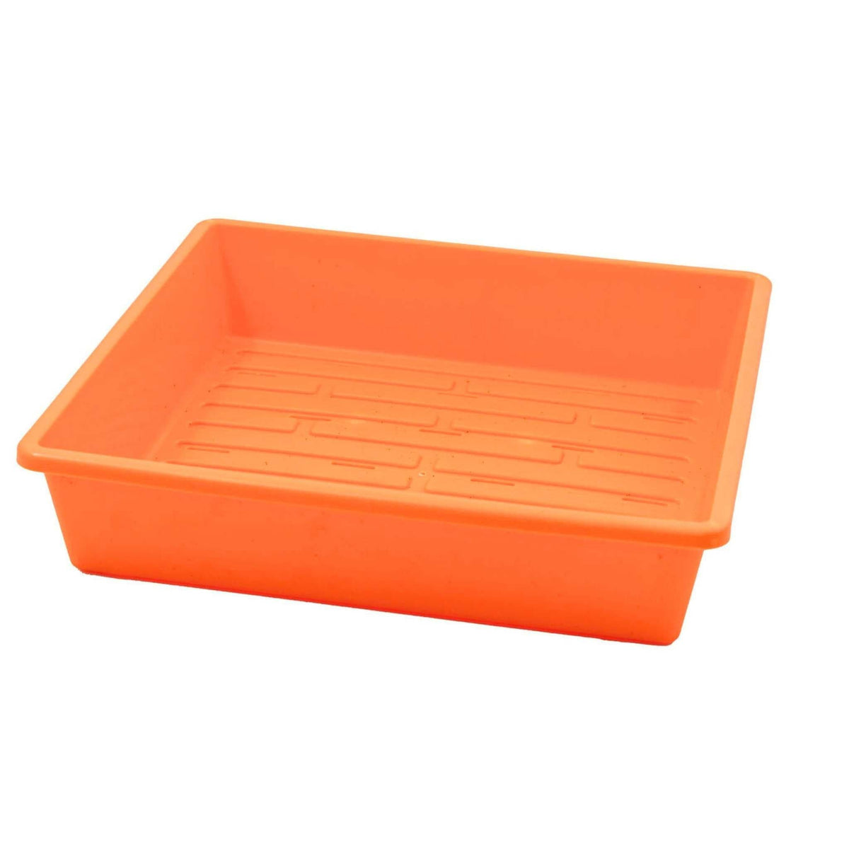 1010 Trays 2.5" Deep - Extra Strength 1 Tray / Orange / With Hole Bootstrap Farmer