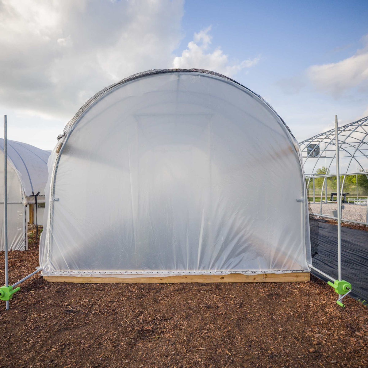 10' Essential High Tunnel Kit - Roll-up Sides and End Wall Door Kit Included Bootstrap Farmer