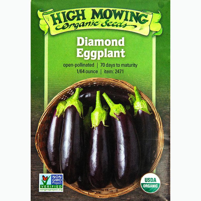 Diamond Eggplant Seeds (Organic)