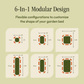 Gro-Rite modular metal raised garden bed kit