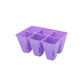 6 Cell Plug Tray Inserts 12 Pack / Purple Bootstrap Farmer