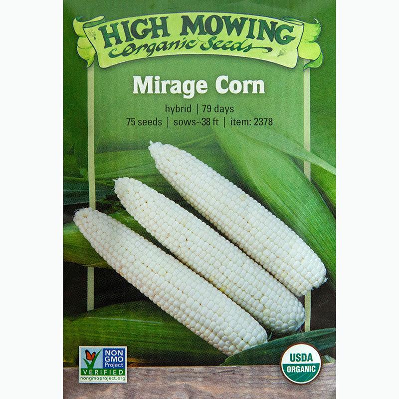 Mirage F1 Sweet Corn Seeds (Organic) High Mowing Seeds