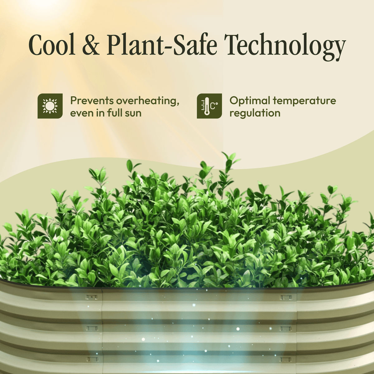 Gro-Rite modular metal raised garden bed kit